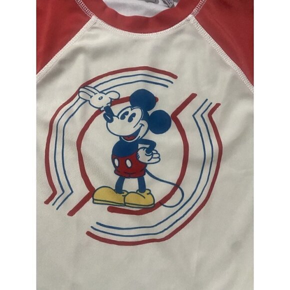 Junk Food x Disney Raglan Shirt Mickey Mouse Size Small - Picture 3 of 7
